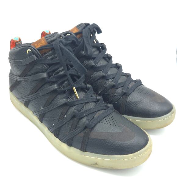 Nike KD 7 NSW Lifestyle Men\'s Size 13 Black Leather 653871-001 Sneakers main image 9